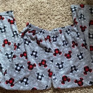 adorable mickey mouse christmas pj pants